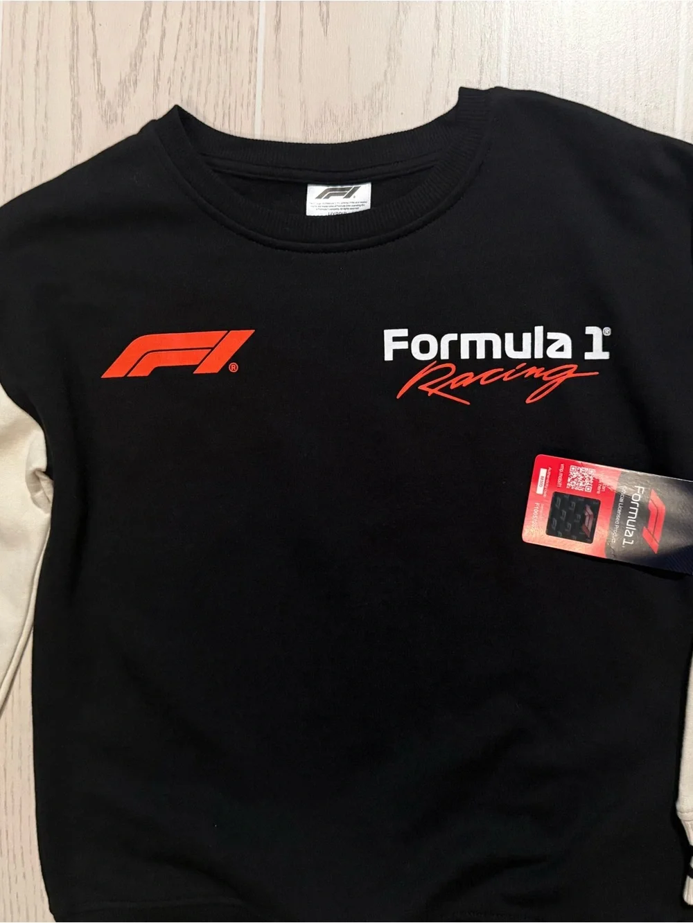 Formula 1 Boys 8 F1 Race Car Racing Graphic Colorblock Sweatshirt NWT